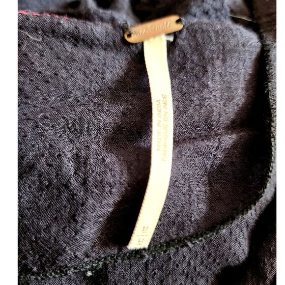 Free People Wild One Pleasant Midi Long Sleeve Embroidered Drop Waist Dress - Picture 5 of 8